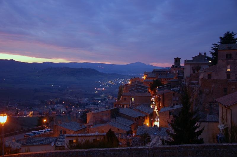 Orvieto Panorama by night